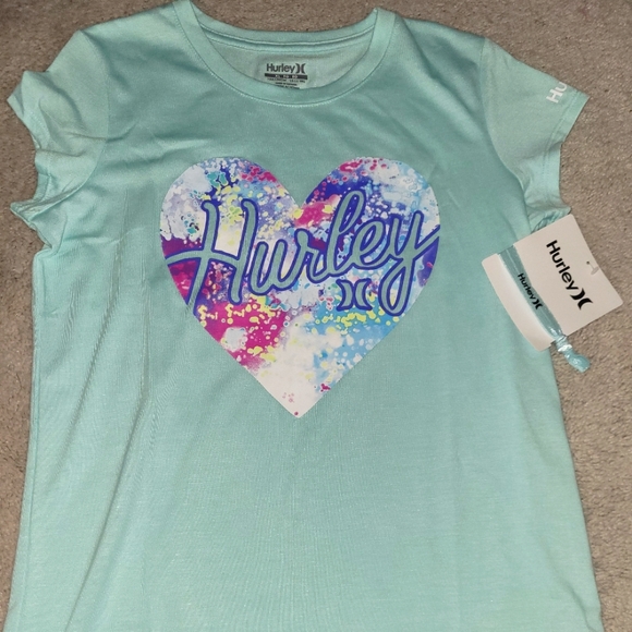 Hurley Other - Hurley Girls T-shirt w/ hair tie-XL